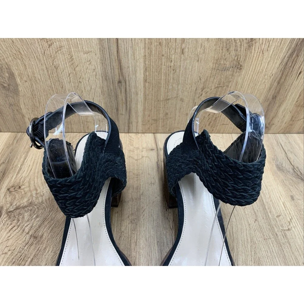 Vince Camuto Womens Kolema Block Heel Sandal Shoes Strap back Black  Size US 9M - Picture 8 of 16